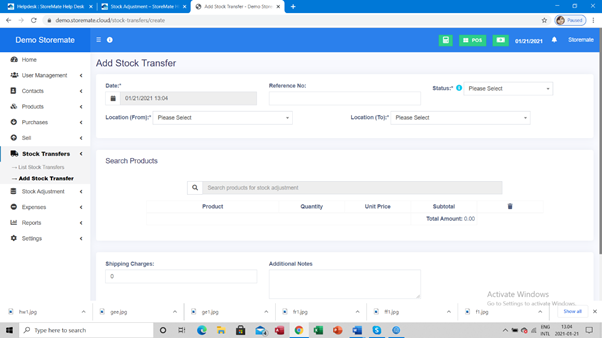 Stock Transfer Example