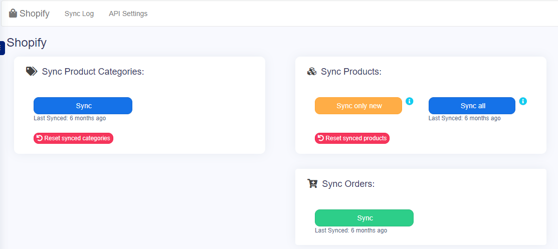 Shopify Module Integration