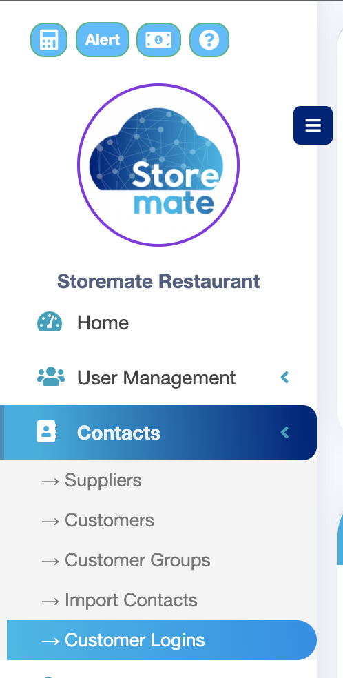 Customer Login - Add