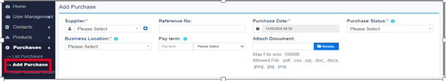 Adding Lot Number Step 1