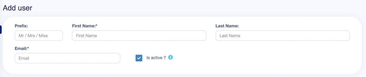 Role and Permission Settings