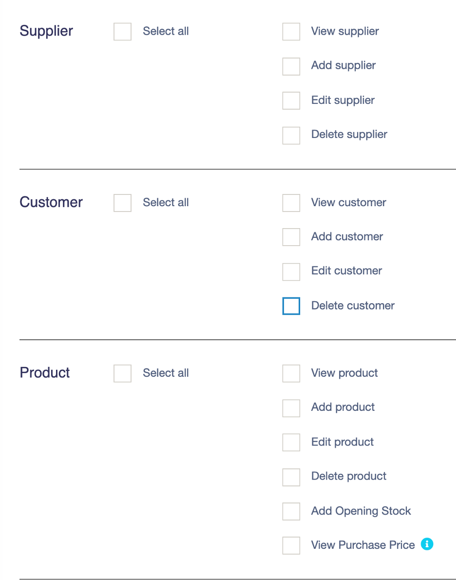 Edit and Delete Roles