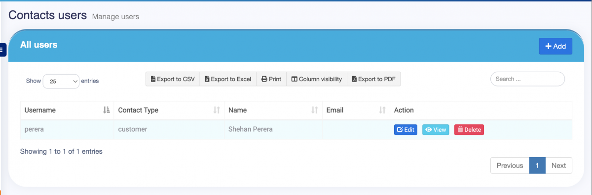 Customer Login