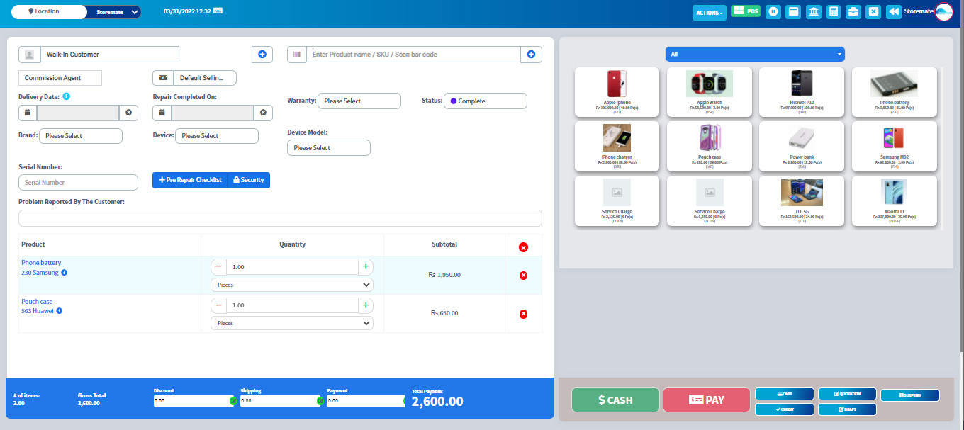 Direct Invoice
