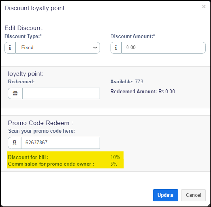Update Payment